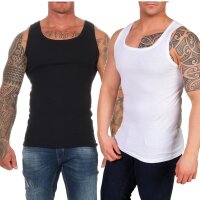 4 pieces of fine ribbed undershirts, 100% cotton; sizes...