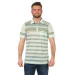 Herren Poloshirt T-shirt Polo-Hemd Kurzarm  Mintgrün...
