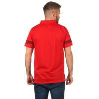 Herren Poloshirt T-shirt Polo-Hemd Kurzarm  Rot L