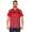 Herren Poloshirt T-shirt Polo-Hemd Kurzarm  Rot L