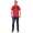 Herren Poloshirt T-shirt Polo-Hemd Kurzarm  Rot L