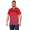Herren Poloshirt T-shirt Polo-Hemd Kurzarm  Rot L
