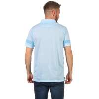 Herren Poloshirt T-shirt Polo-Hemd Kurzarm  Hellblau M