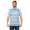 Herren Poloshirt T-shirt Polo-Hemd Kurzarm  Hellblau M