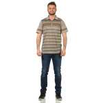 Herren Poloshirt T-shirt Polo-Hemd Kurzarm  Dunkelbeige XL