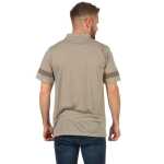 Herren Poloshirt T-shirt Polo-Hemd Kurzarm  Dunkelbeige XL
