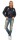 Damen Bomberjacke mit Patches, Dunkelblau XS