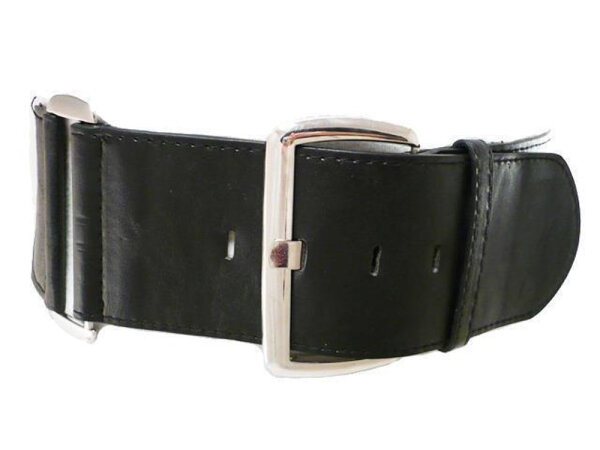 Damen Taillengürtel Stretchgürtel Breiter Hüftgürtel Gürtel 70-100 cm Schwarz