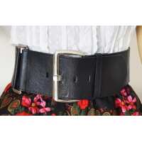 Damen Taillengürtel Stretchgürtel Breiter Hüftgürtel Gürtel 70-100 cm Schwarz