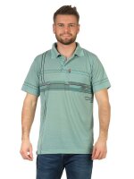 Herren Poloshirt T-shirt Polo-Hemd Kurzarm mit Muster,