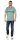 Herren Poloshirt T-shirt Polo-Hemd Kurzarm mit Muster, Oliv M