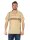 Herren Poloshirt T-shirt Polo-Hemd Kurzarm mit Muster, Beige L