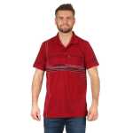 Herren Poloshirt T-shirt Polo-Hemd Kurzarm mit Muster,...