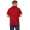 Herren Poloshirt T-shirt Polo-Hemd Kurzarm mit Muster, Dunkelrot L