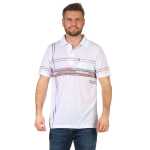 Herren Poloshirt T-shirt Polo-Hemd Kurzarm mit Muster,...