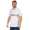 Herren Poloshirt T-shirt Polo-Hemd Kurzarm mit Muster, Weiß M
