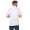 Herren Poloshirt T-shirt Polo-Hemd Kurzarm mit Muster, Weiß M