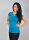 Shirt Longshirt Top mit Spitze Gr. 36/38; Petrol