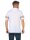 Herren Poloshirt T-shirt Polo-Hemd Kurzarm,  Weiß XL