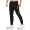 Herren Jogginghose Trainigshose Freizeithose mit Muster. Schwarz-4187 M