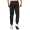 Herren Jogginghose Trainigshose Freizeithose mit Muster. Schwarz-4187 M