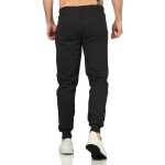 Herren Jogginghose Trainigshose Freizeithose mit Muster. Schwarz-4187 3XL