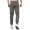 Herren Jogginghose Trainigshose Freizeithose mit Muster. Dunkelgau-4187 L