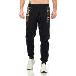 Herren Jogginghose Trainigshose Freizeithose mit Muster. Navy-4184 M