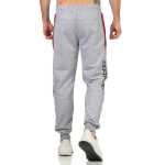Herren Jogginghose Trainigshose Freizeithose mit Muster. Grau-4300 2XL