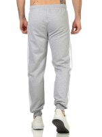 Herren Jogginghose Trainigshose Freizeithose mit Muster. Grau-4301 XL