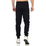 Herren Jogginghose Trainigshose Freizeithose mit Muster. Schwarz-4301 L
