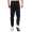 Herren Jogginghose Trainigshose Freizeithose mit Muster. Schwarz-4301 L