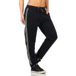 Damen Freizeithose Jogginghose Hose mit Streifen,Gr. S/M/L