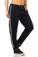 Damen Freizeithose Jogginghose Hose mit Streifen,Gr. S/M/L