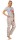 Damen Pyjama Set 3 Teiler Sommer mit Schlafmaske, Baumwolle 64 S