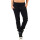 Damen Jogging Hose Sport mit Taschen Streifen;   Dunkelblau-Weiß XXL/44