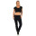 Damen Jogging Hose Sport mit Taschen Streifen;   Dunkelblau-Weiß XXL/44