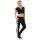 Damen Jogging Hose Sport mit Taschen Streifen;   Dunkelblau-Weiß XXL/44