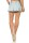 Damen Jeans Minirock Faltenrock, Hellblau S