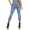 Damen Jeans Hose Risse Hochbund Röhrenjeans Skinny Slim Fit Stretch,