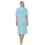 Damen Nachthemd Sleepshirt Nachtwäsche mit Muster,