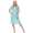 Damen Nachthemd Sleepshirt Nachtwäsche mit Muster,