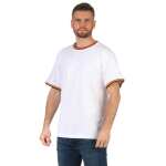 Herren T-Shirt kurzarm 100% Baumwolle  Fußball  Fan Trikot  Schwarz-Rot-Gold