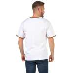 Herren T-Shirt kurzarm 100% Baumwolle  Fußball  Fan Trikot  Schwarz-Rot-Gold