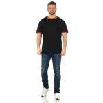 Herren T-Shirt kurzarm 100% Baumwolle  Fußball  Fan Trikot  Schwarz-Rot-Gold