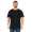 Herren T-Shirt kurzarm schwarz weiß 100% Baumwolle Schwarz S