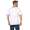 Herren T-Shirt kurzarm schwarz weiß 100% Baumwolle Weiß XL