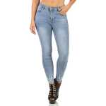 Damen Jeans Hose Risse Röhrenjeans Skinny Slim Fit...