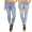 Damen Jeans Hose Risse Röhrenjeans Skinny Slim Fit Stretch,