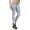 Damen Jeans Hose Risse Röhrenjeans Skinny Slim Fit Stretch, Hellblau-279 S/36